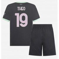 AC Milan Theo Hernandez #19 Tretí Detský futbalový dres 2024-25 Krátky Rukáv (+ trenírky)